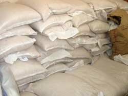 25 kg sacks of rice